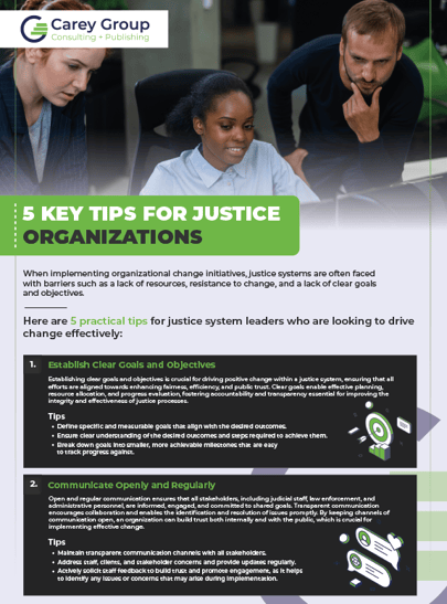 CG Key Tips for Justice Organizations